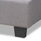 Baxton Studio Ansa Grey Upholstered Twin Size Bed 159-9762 - alternate 9